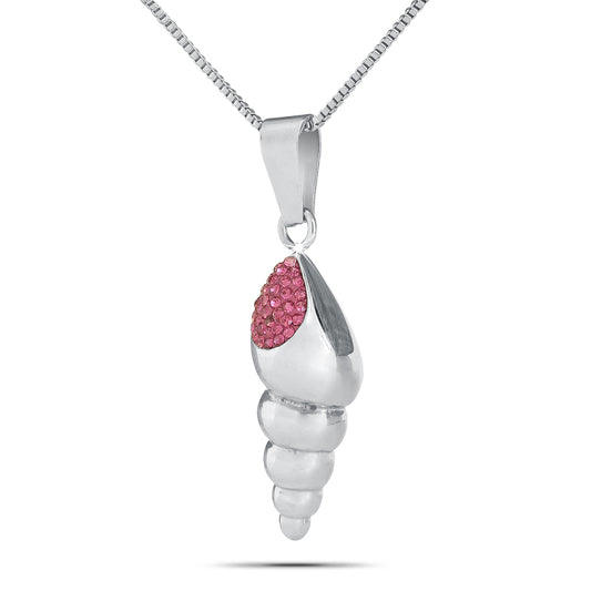 Red Stone Lagoon Seashell Jewelry Urn